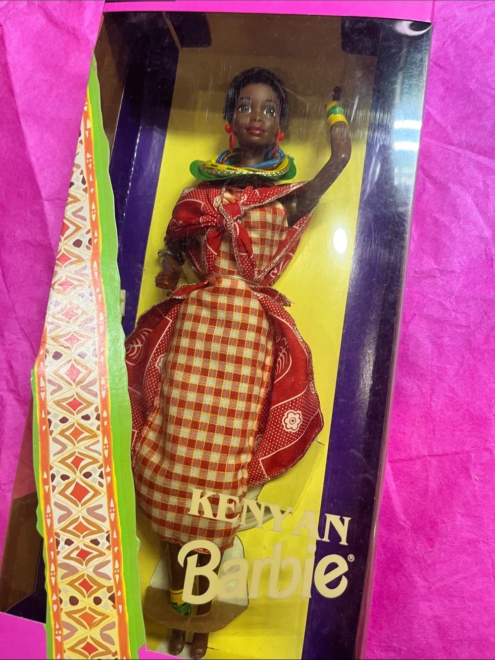1993 Special Edition Kenyan Barbie Dolls of the World Collection NRFB